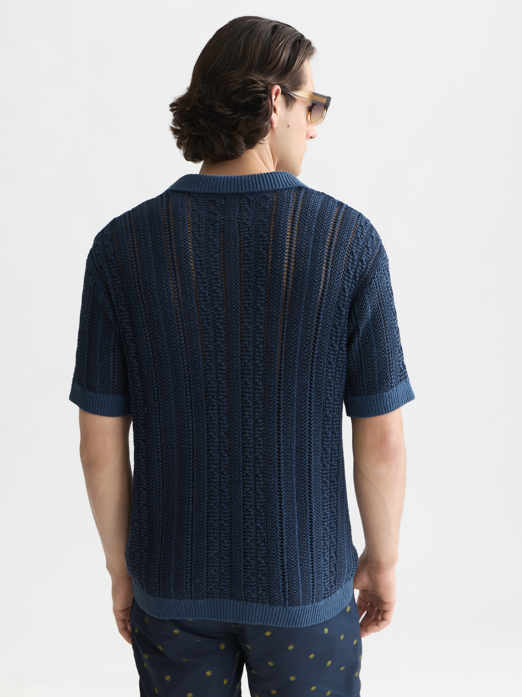Multi stitch extra dropped shoulder polo
