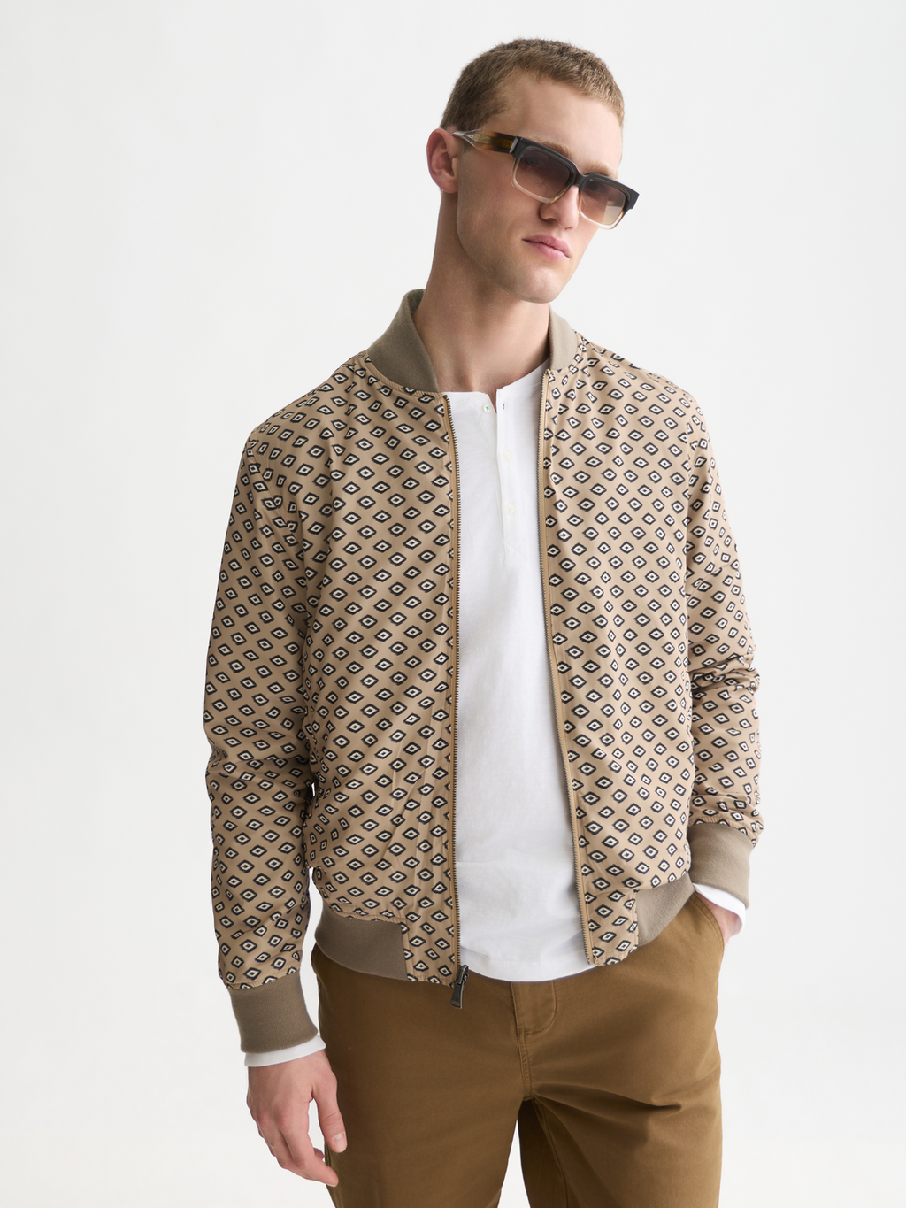 Reversible Cotton Bomber Jacket