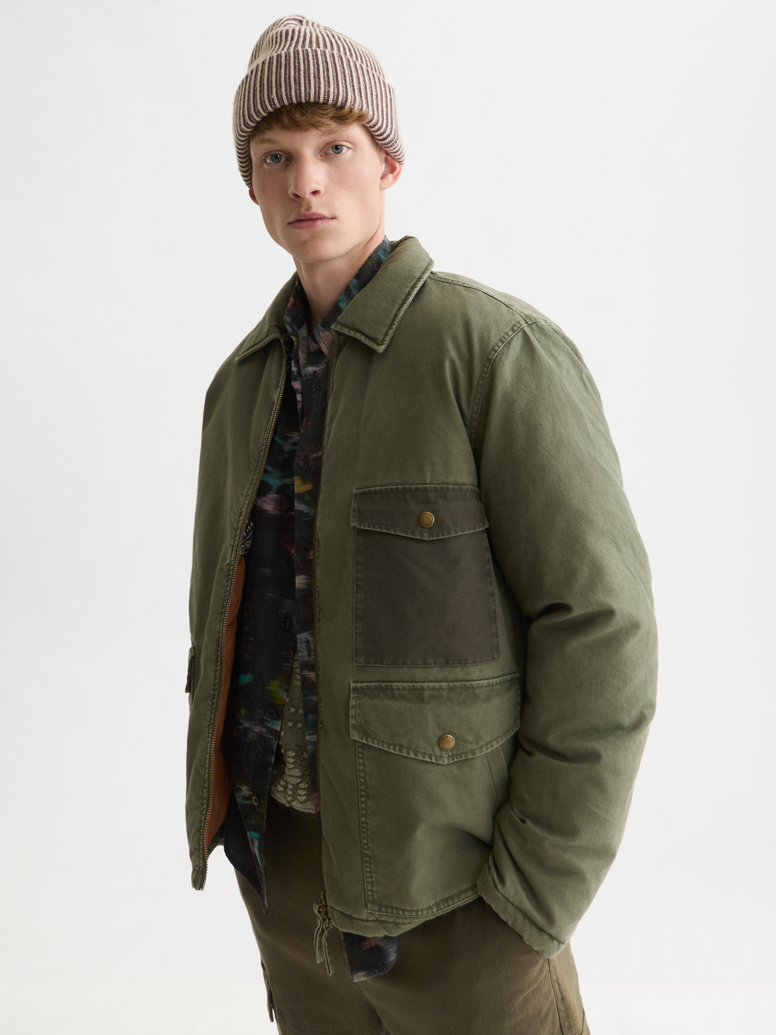 Padded Canvas Work Jacket