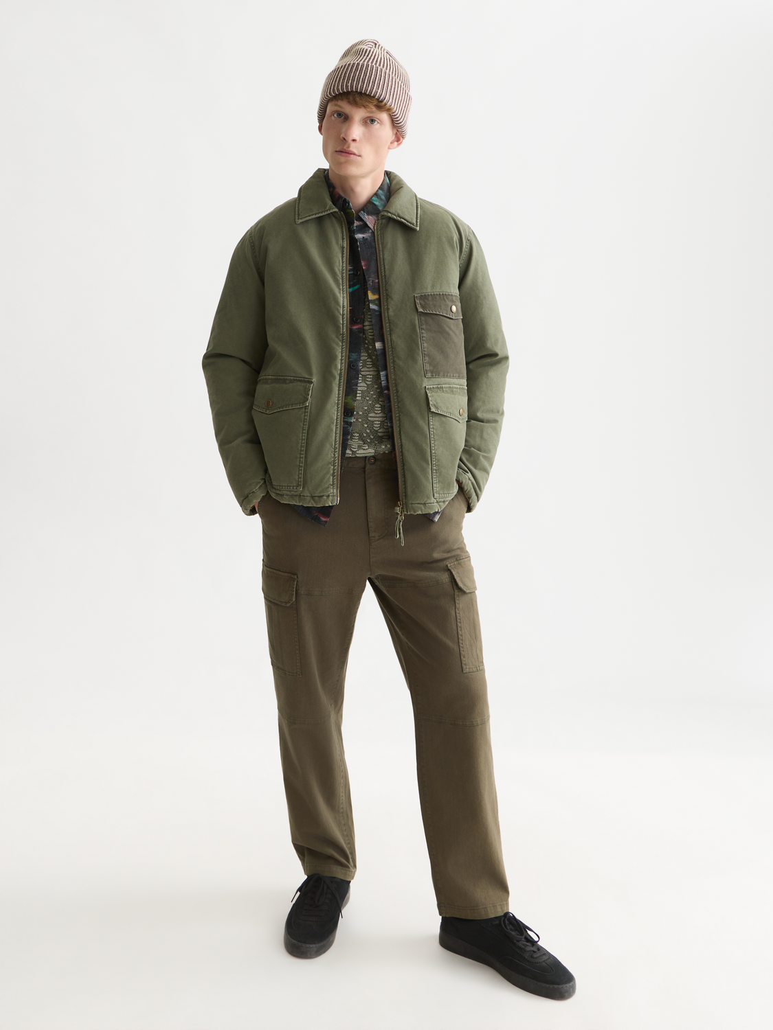 Padded Canvas Work Jacket