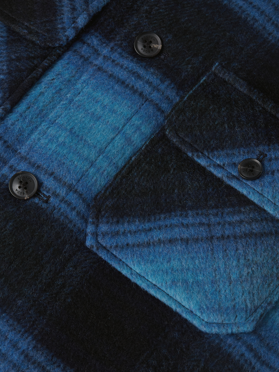 Check Wool-Blend Relaxed Overshirt