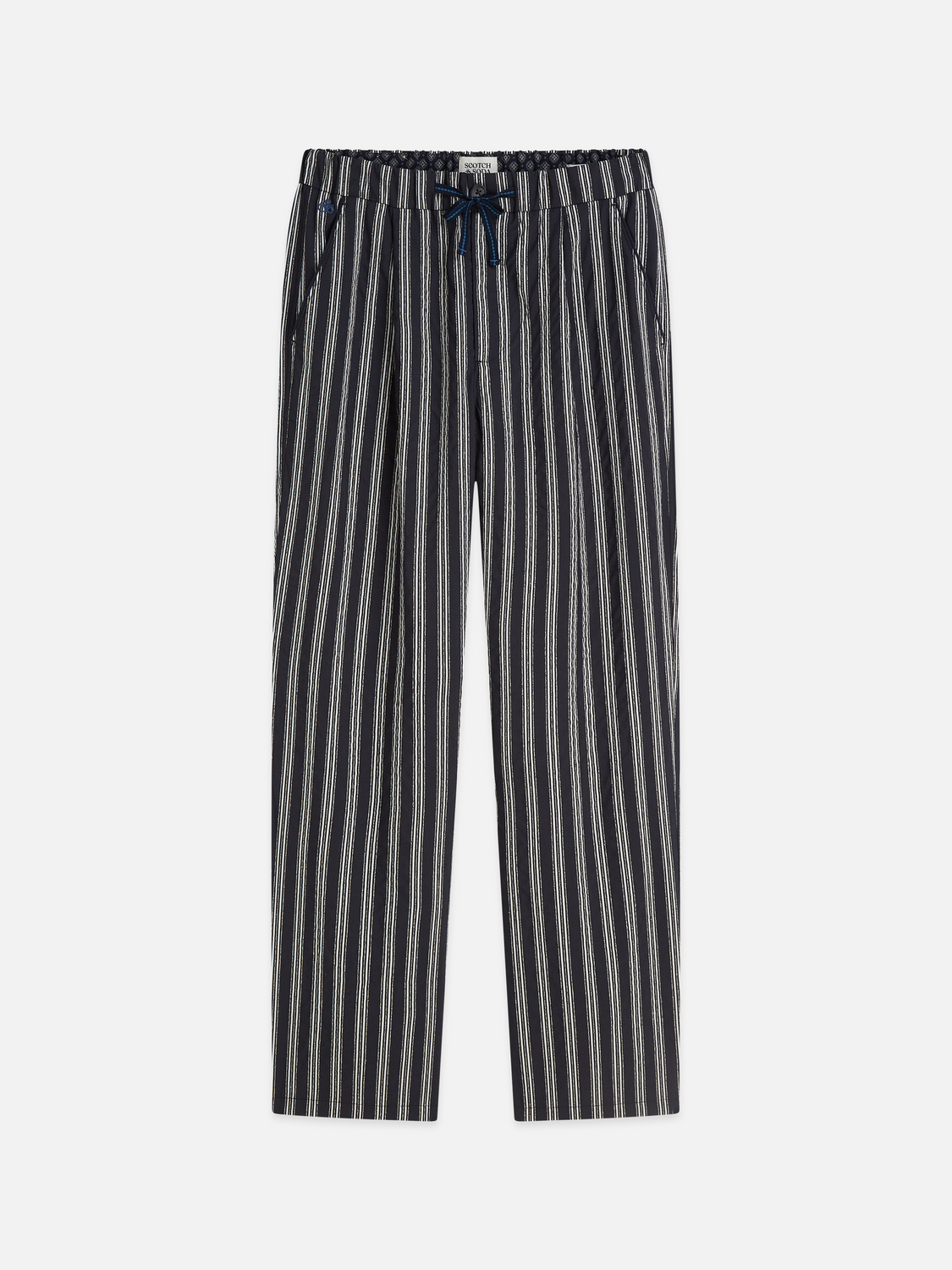 Oliver striped pleated jogger