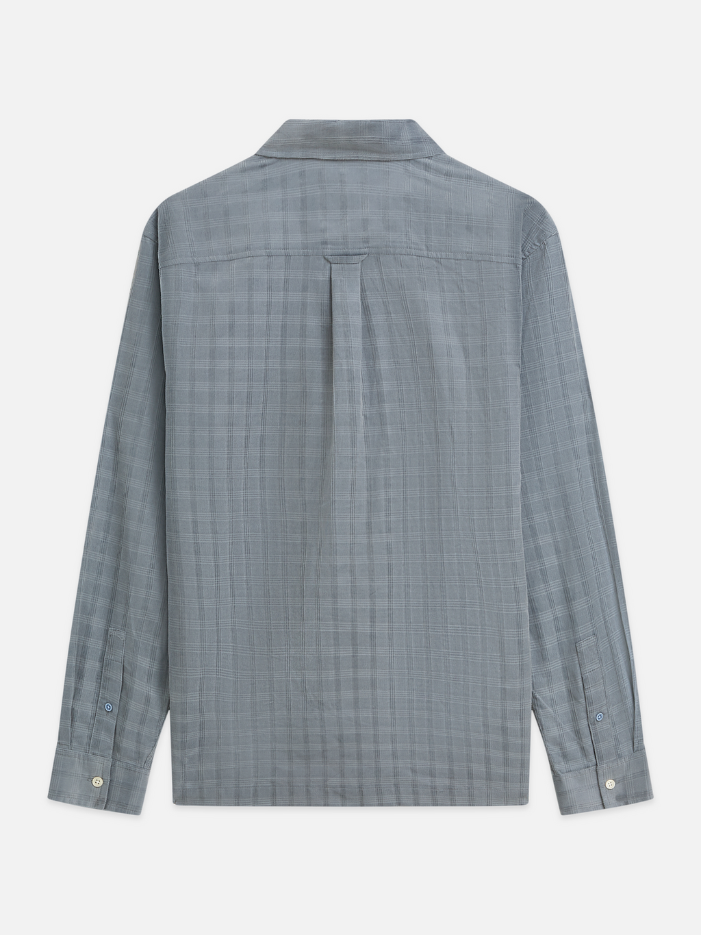 Check Cotton Corduroy Relaxed Shirt