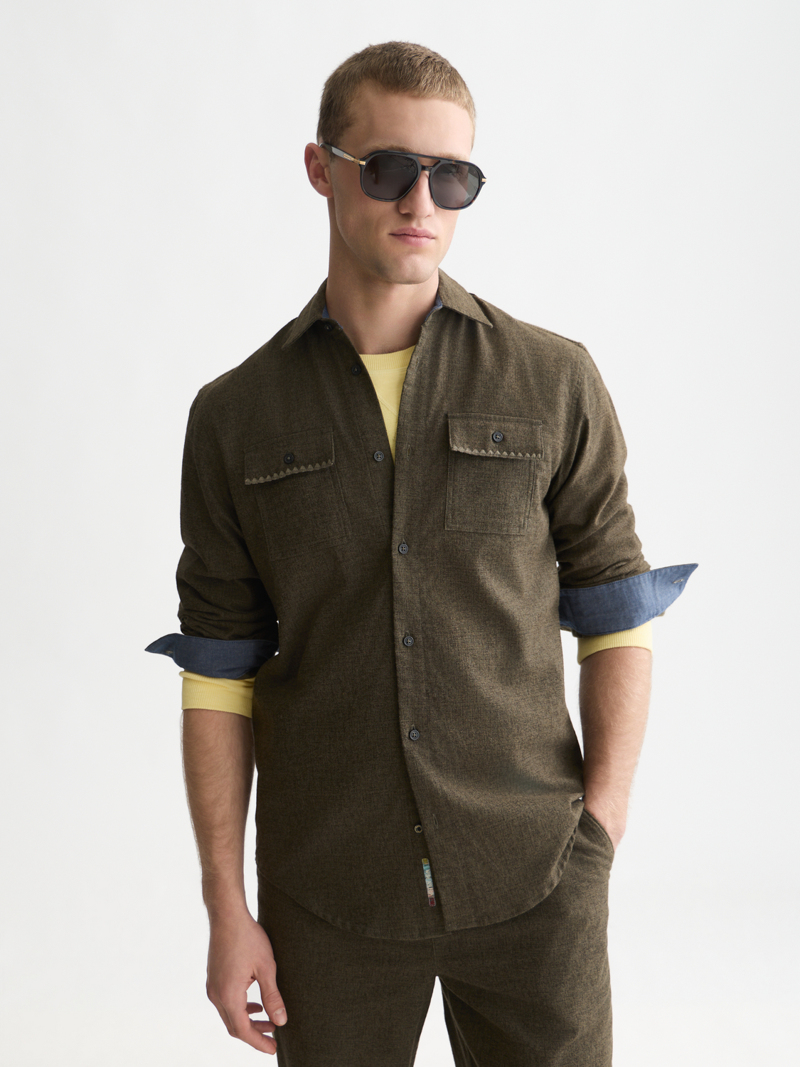 Melange shirt