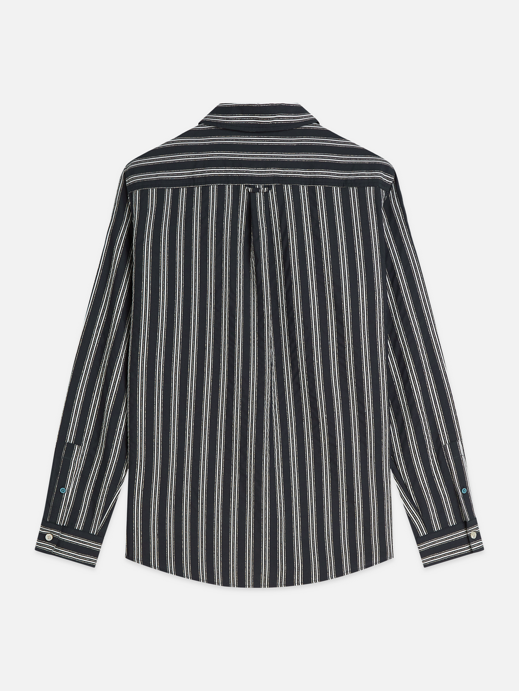 Textured striped shirt