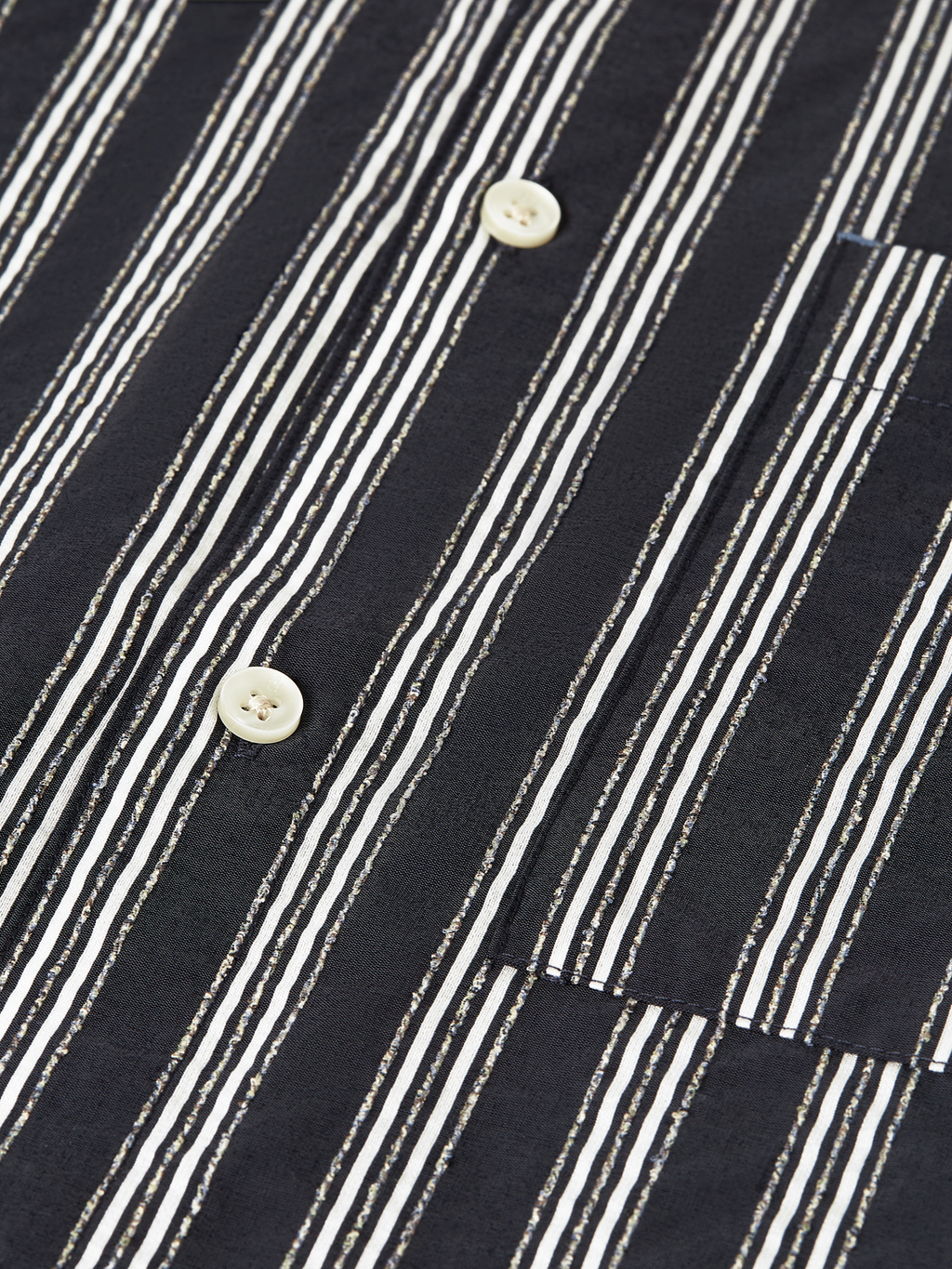 Textured striped shirt