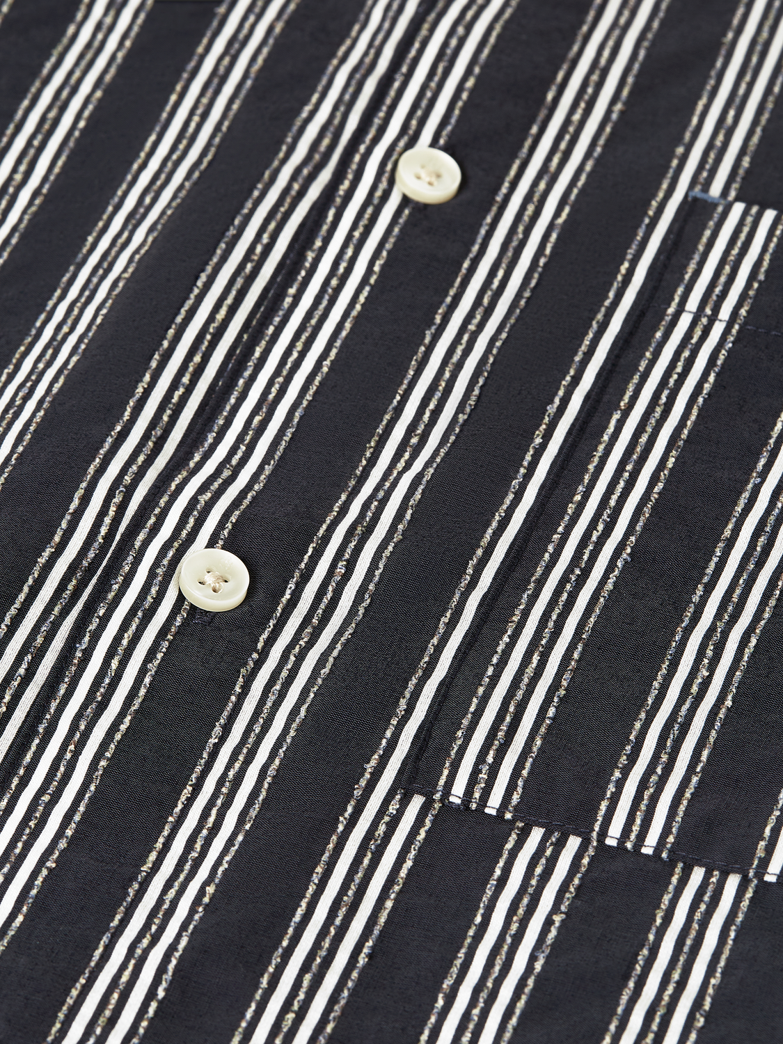 Textured striped shirt