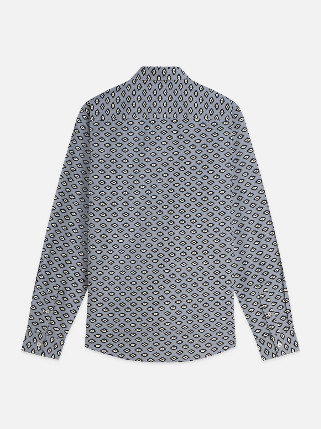 Micro printed slim shirt
