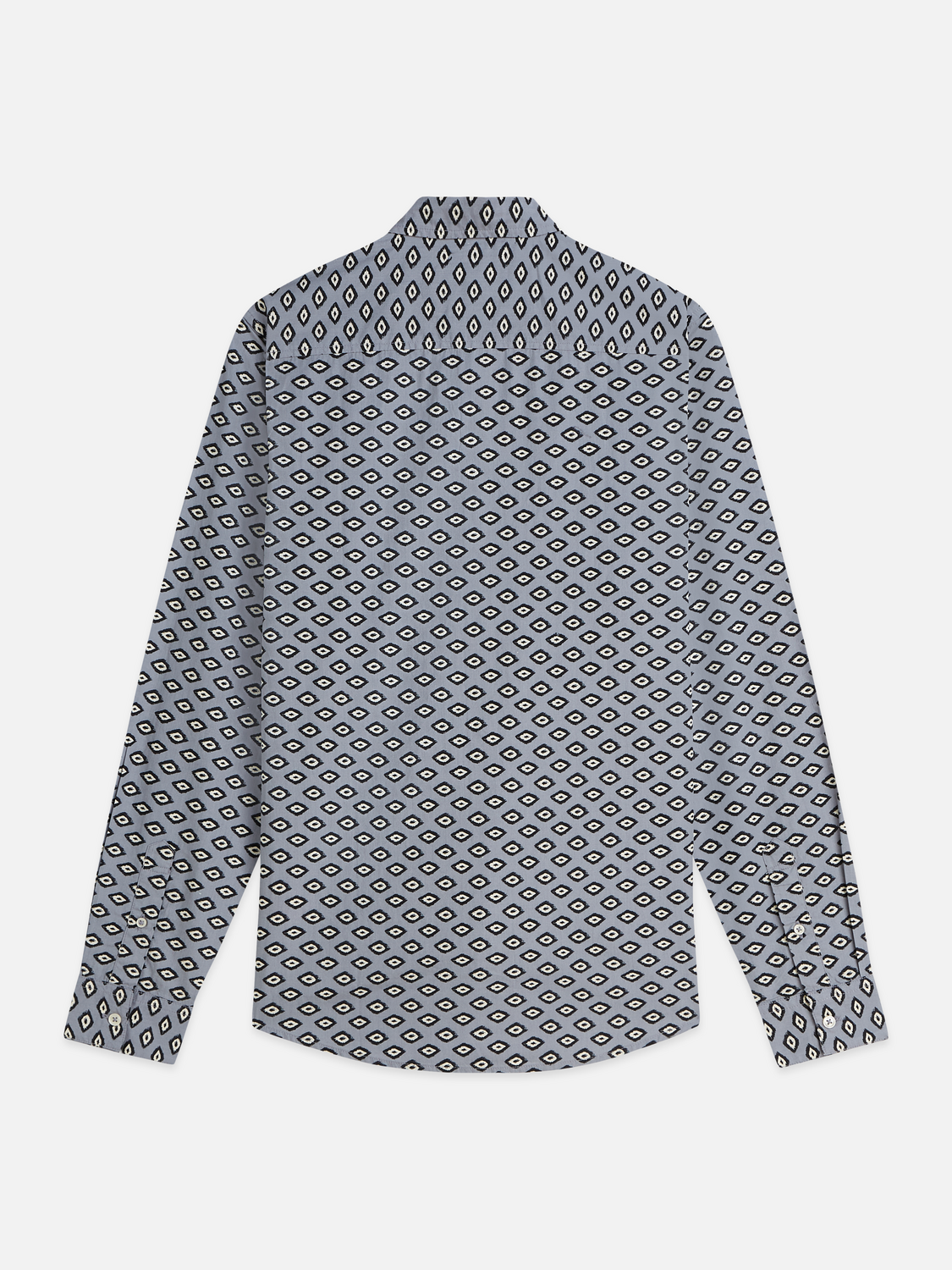 Micro printed slim shirt