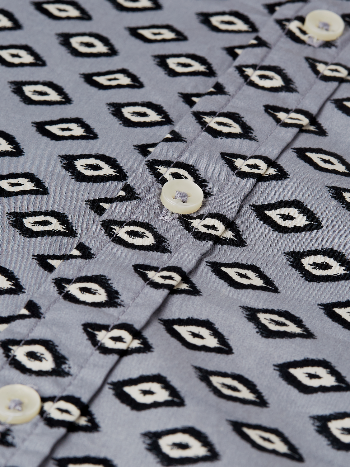 Micro printed slim shirt