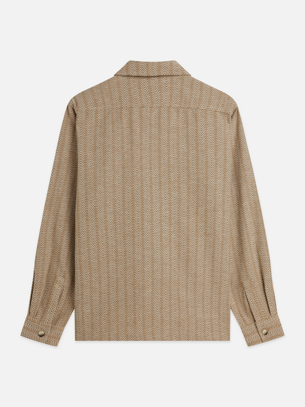 Jacquard Wool-Blend Relaxed Shirt