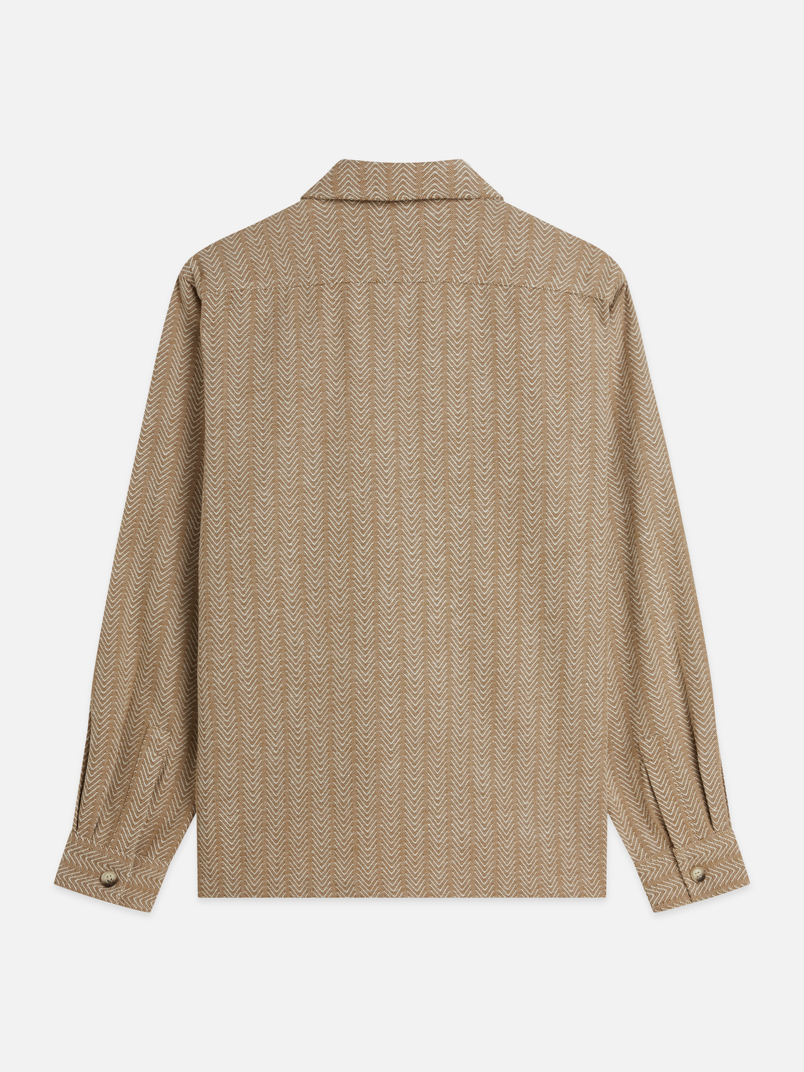 Jacquard Wool-Blend Relaxed Shirt