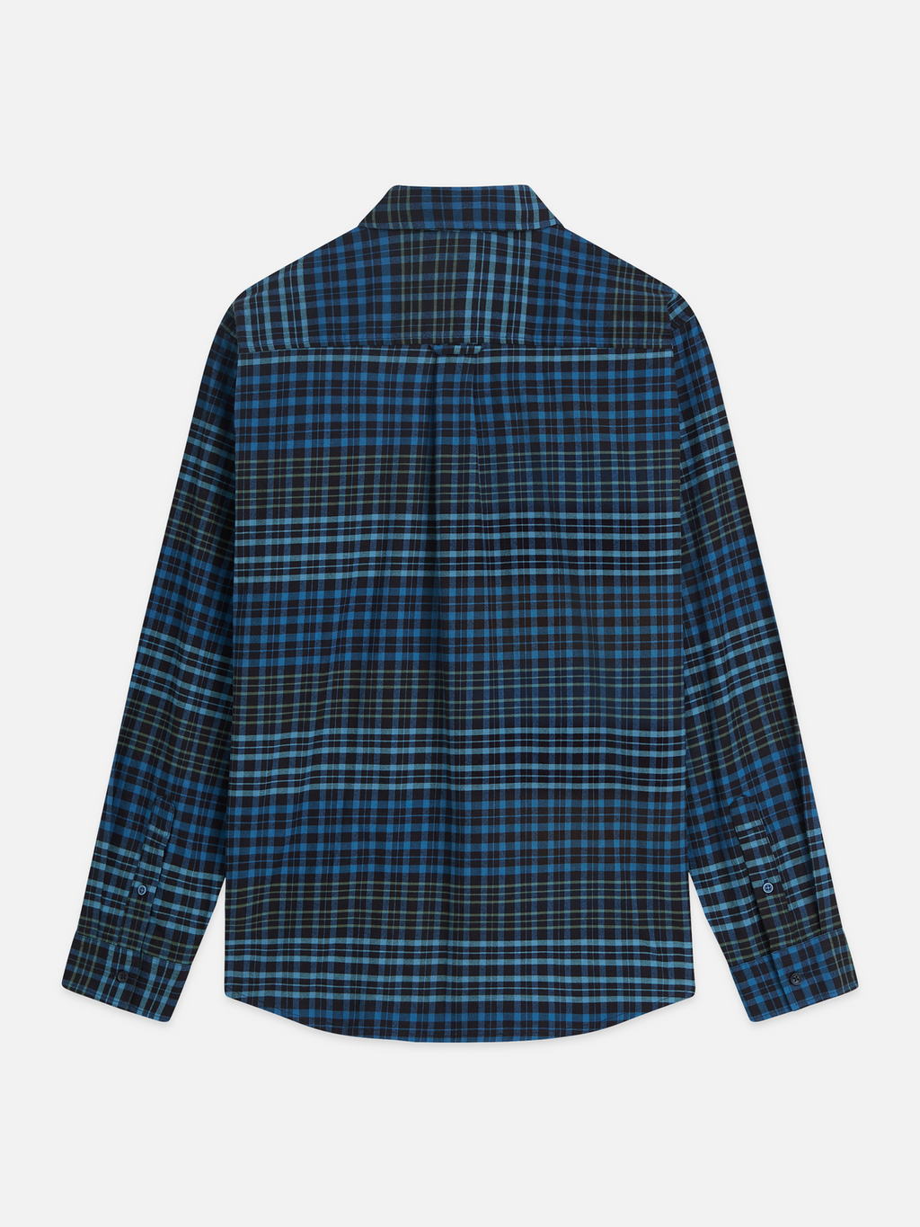 Cotton Flannel Check Relaxed Shirt