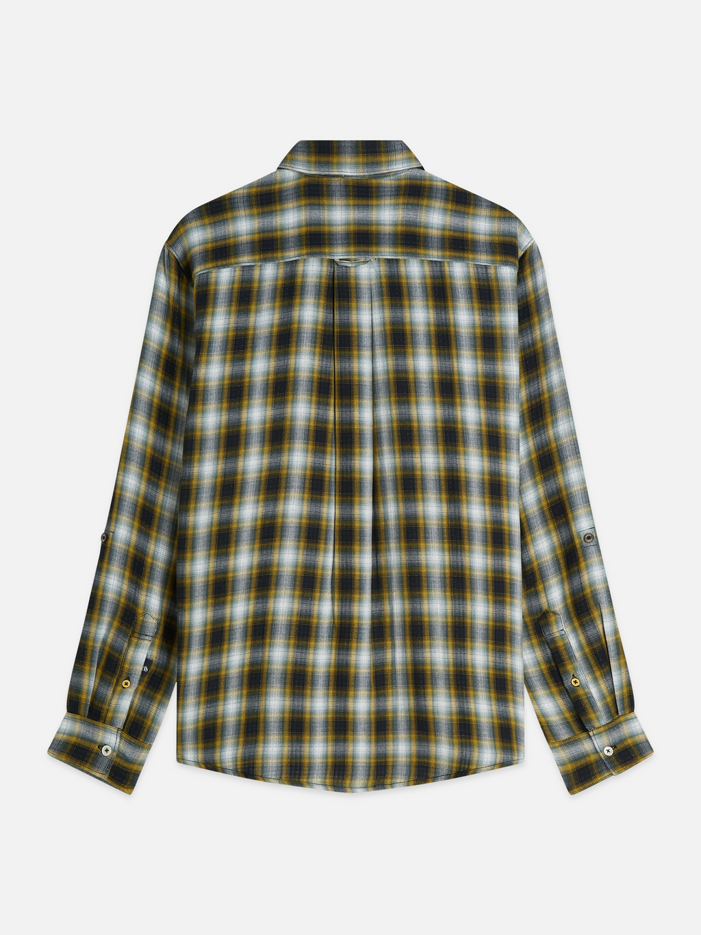 Double-Faced Cotton Check Relaxed Shirt