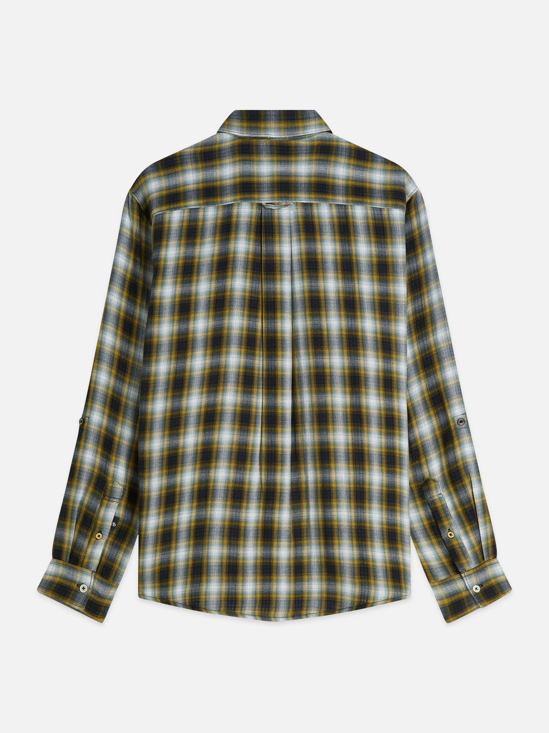 Double-Faced Cotton Check Relaxed Shirt