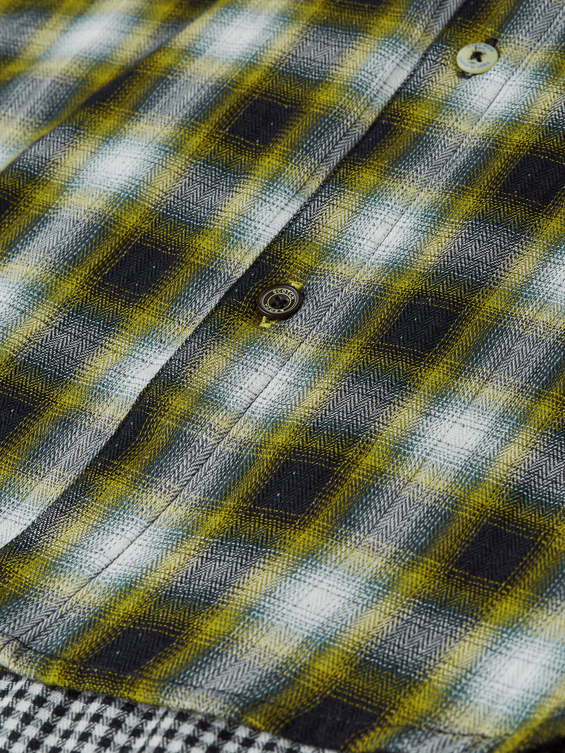 Double-Faced Cotton Check Relaxed Shirt