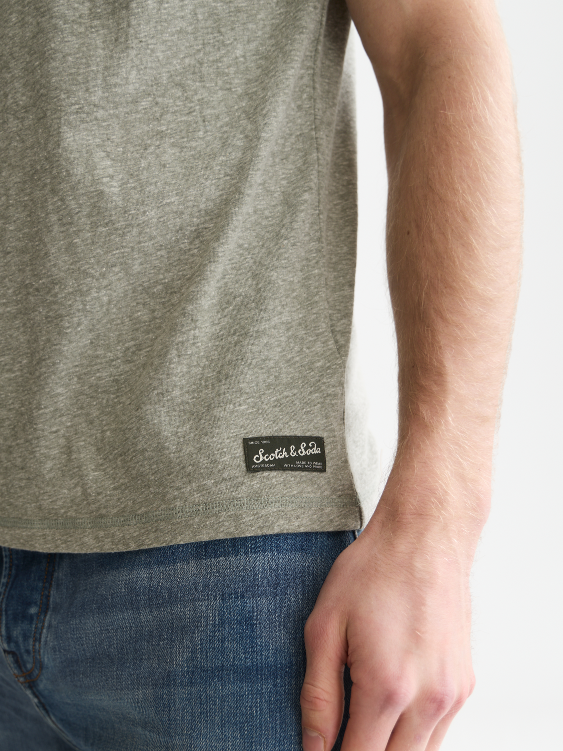 Melange Cotton T-Shirt