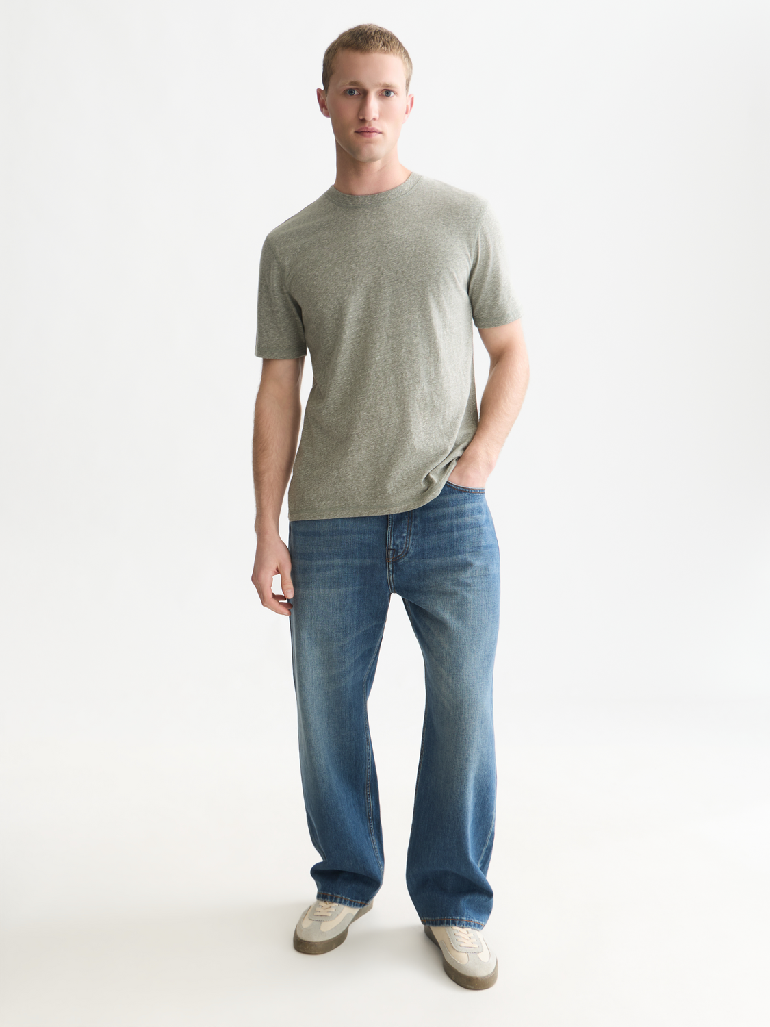 Melange Cotton T-Shirt