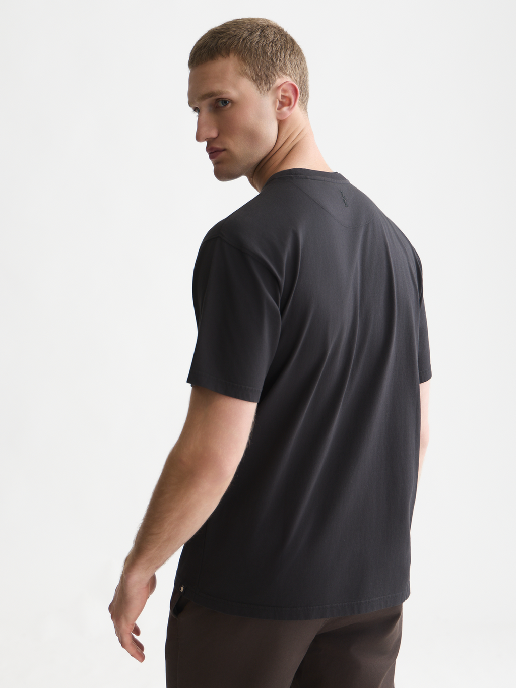 3 Crosses relaxed garment-dyed T-shirt