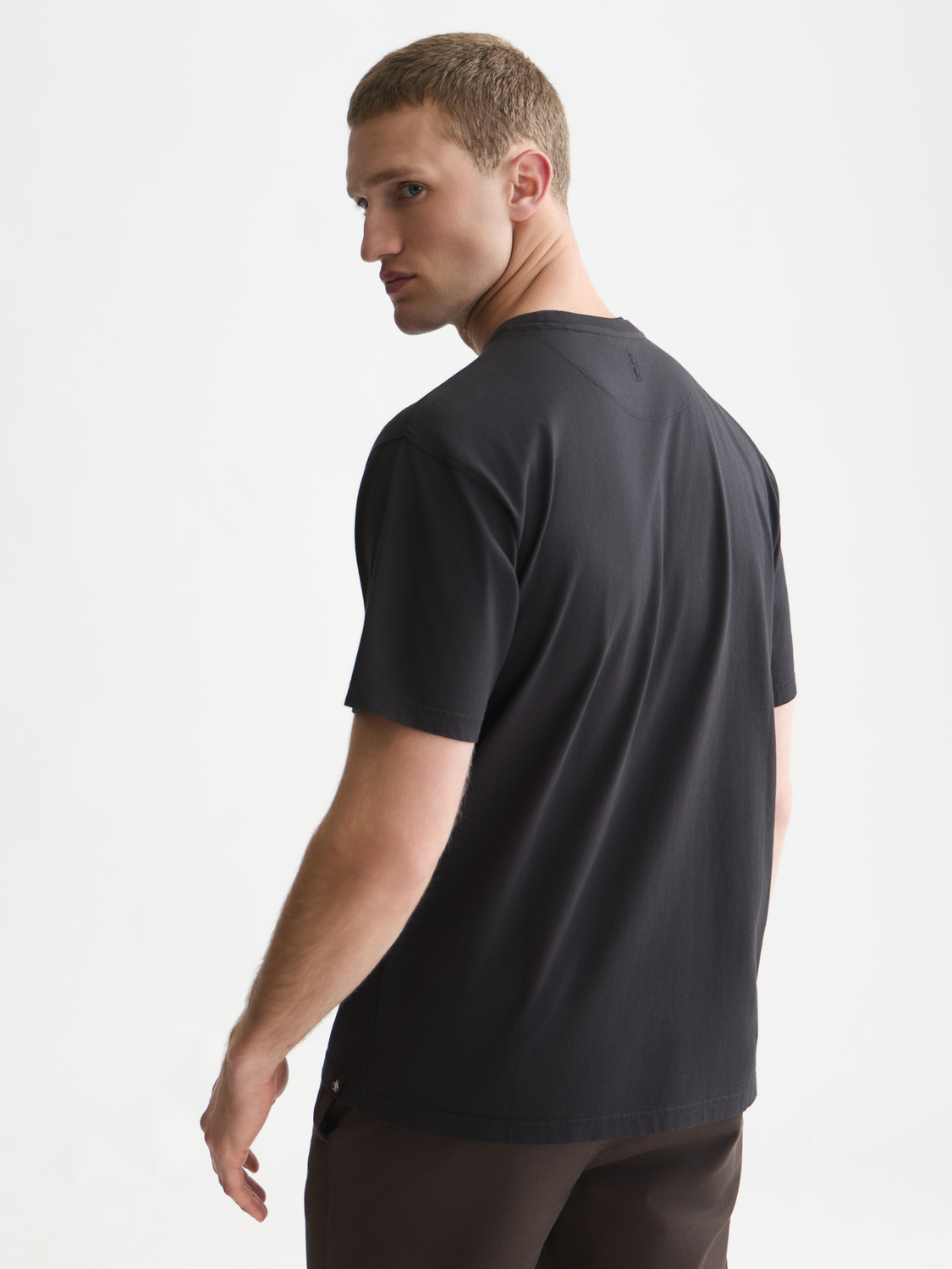 3 Crosses relaxed garment-dyed T-shirt