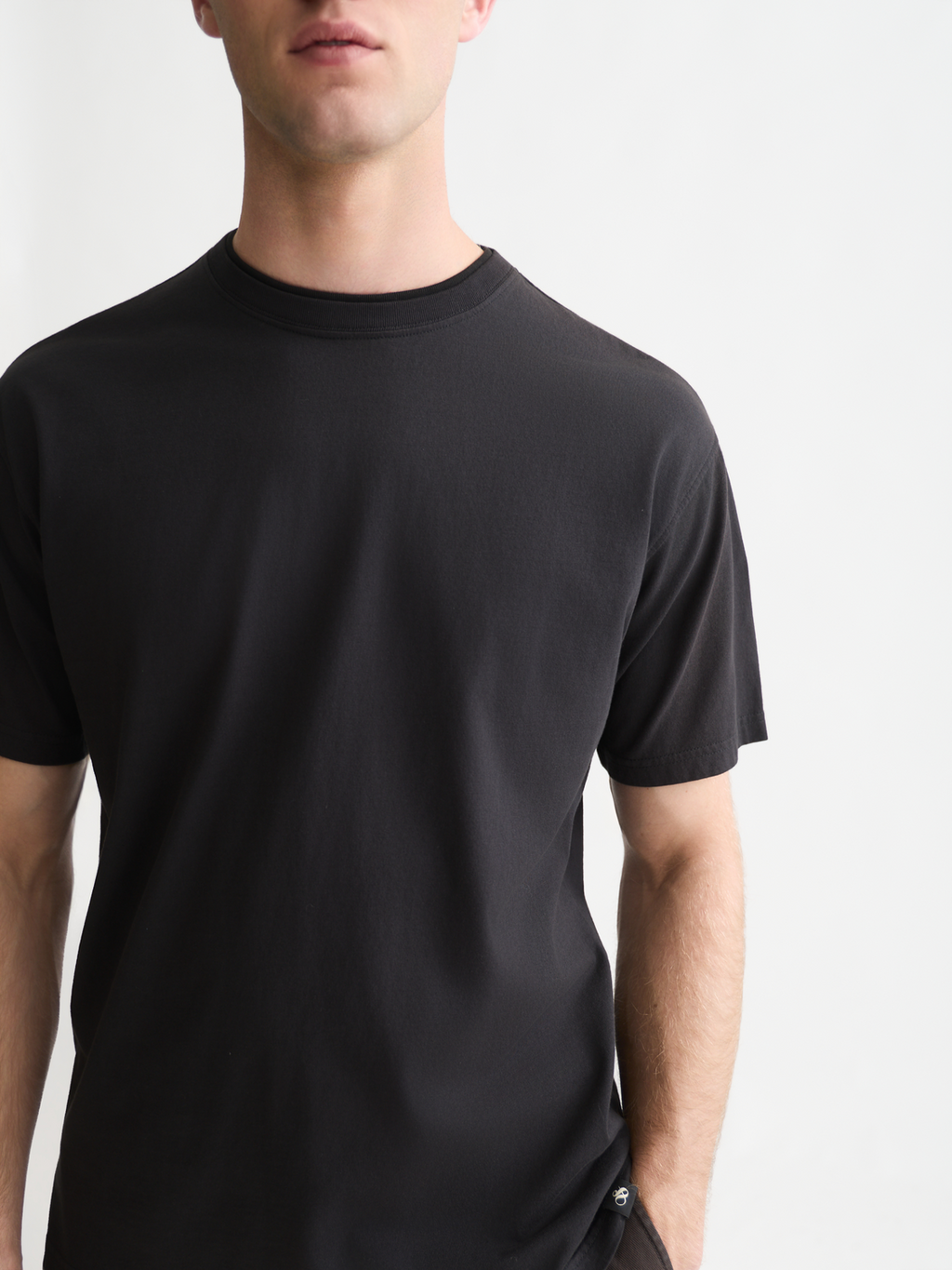 3 Crosses relaxed garment-dyed T-shirt