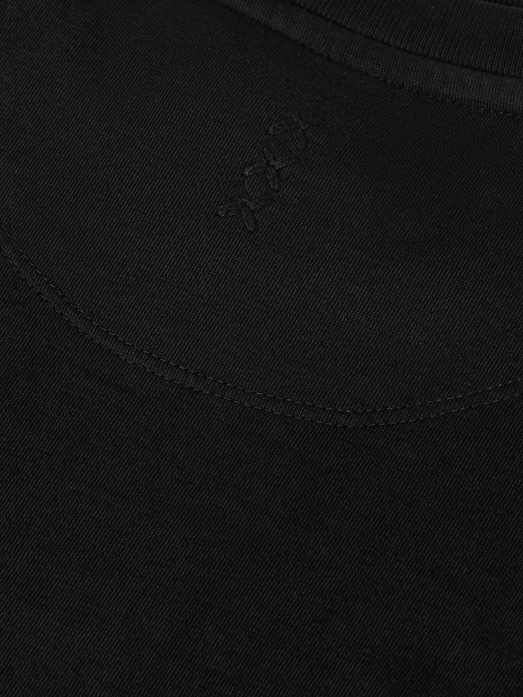 3 Crosses relaxed garment-dyed T-shirt