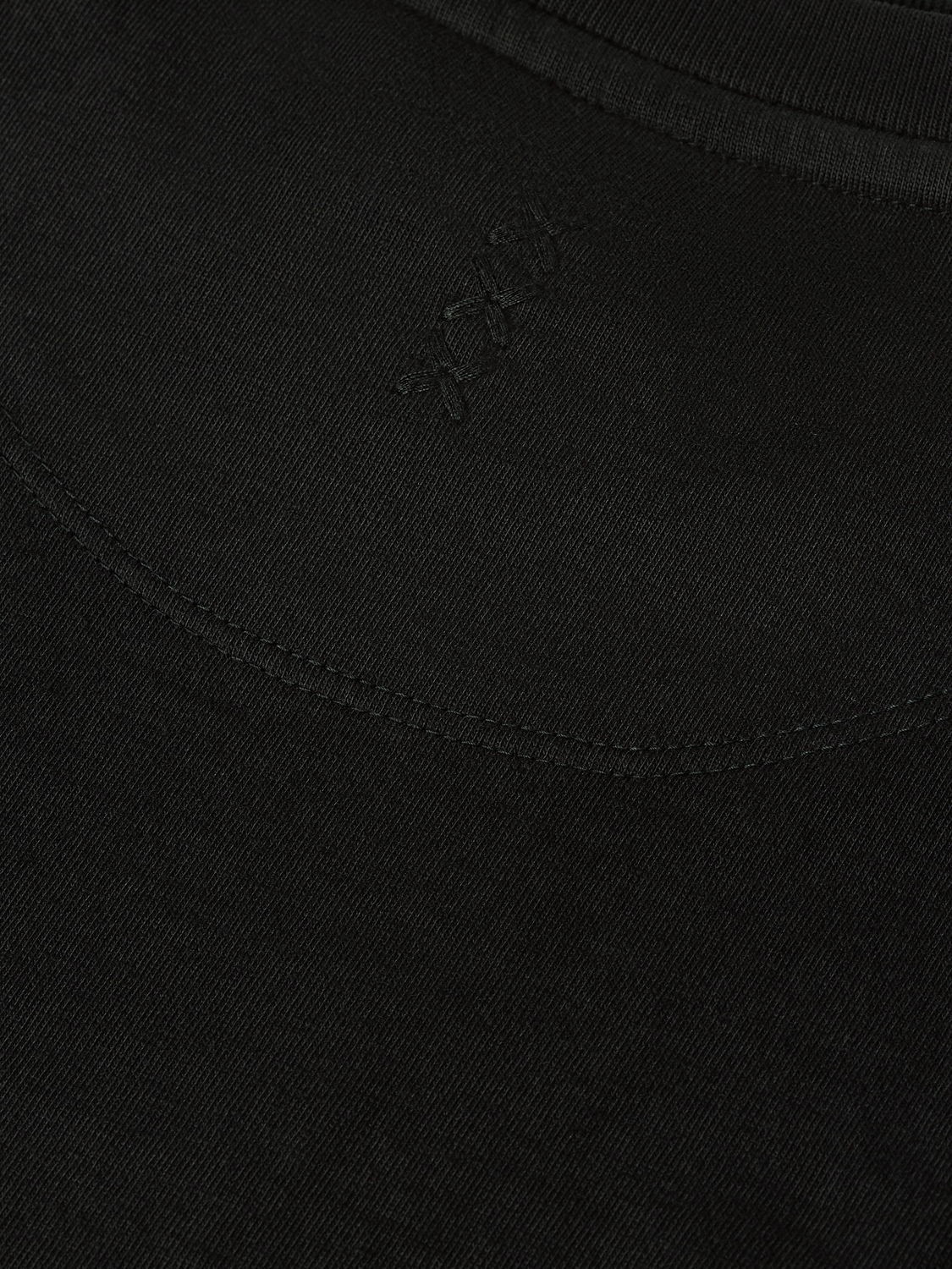 3 Crosses relaxed garment-dyed T-shirt