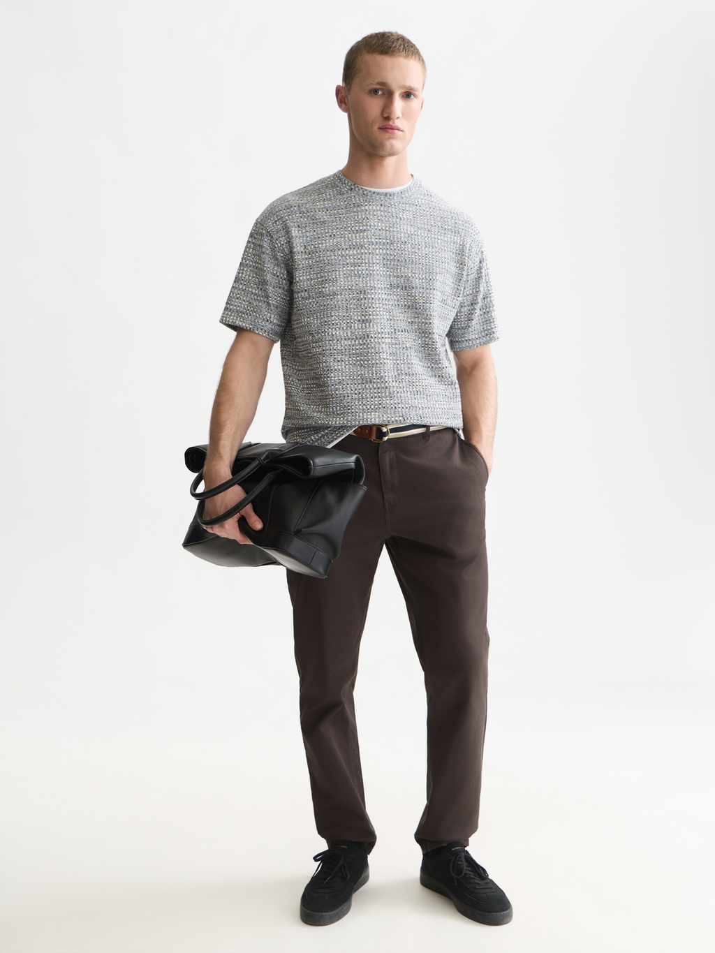 Jacquard relaxed T-shirt