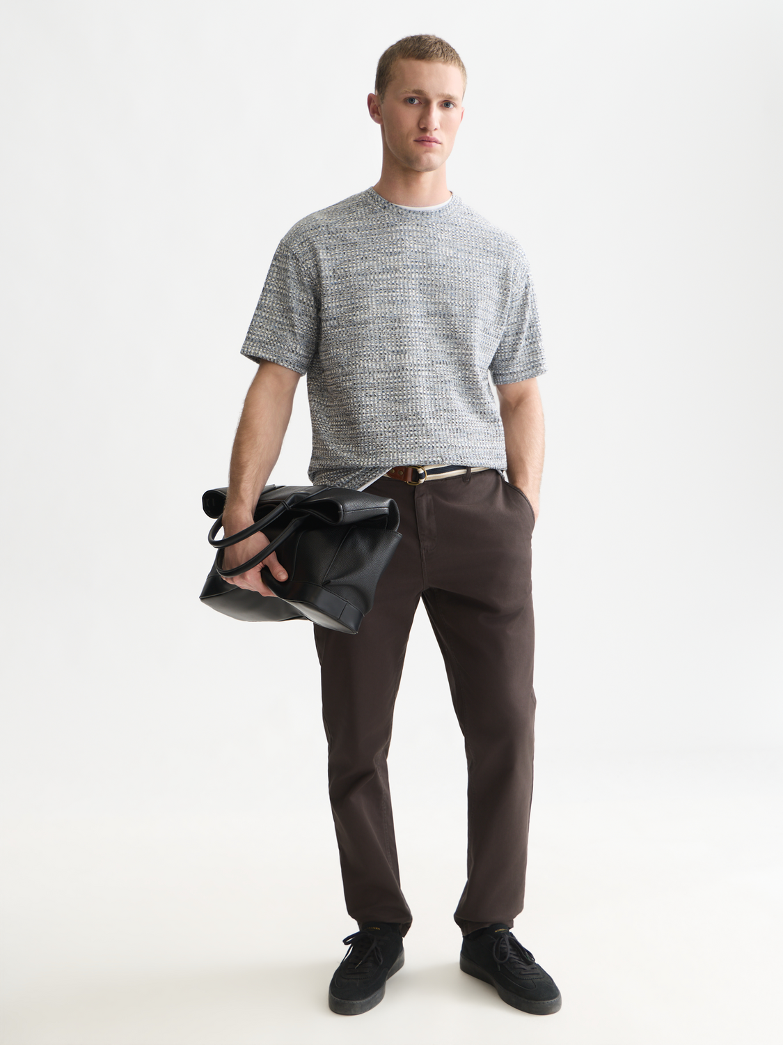 Jacquard relaxed T-shirt