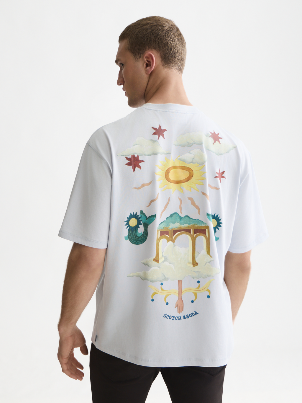 Artwork loose T-shirt