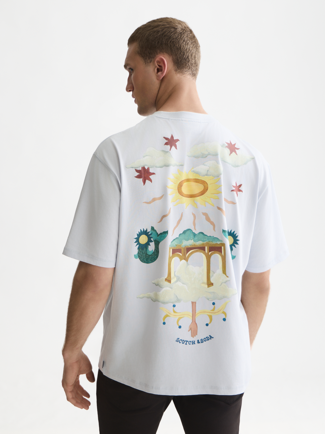 Artwork loose T-shirt