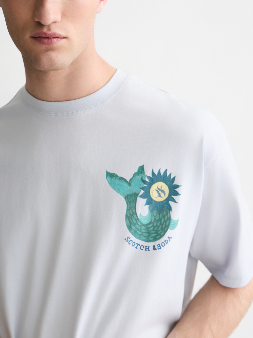 Artwork loose T-shirt