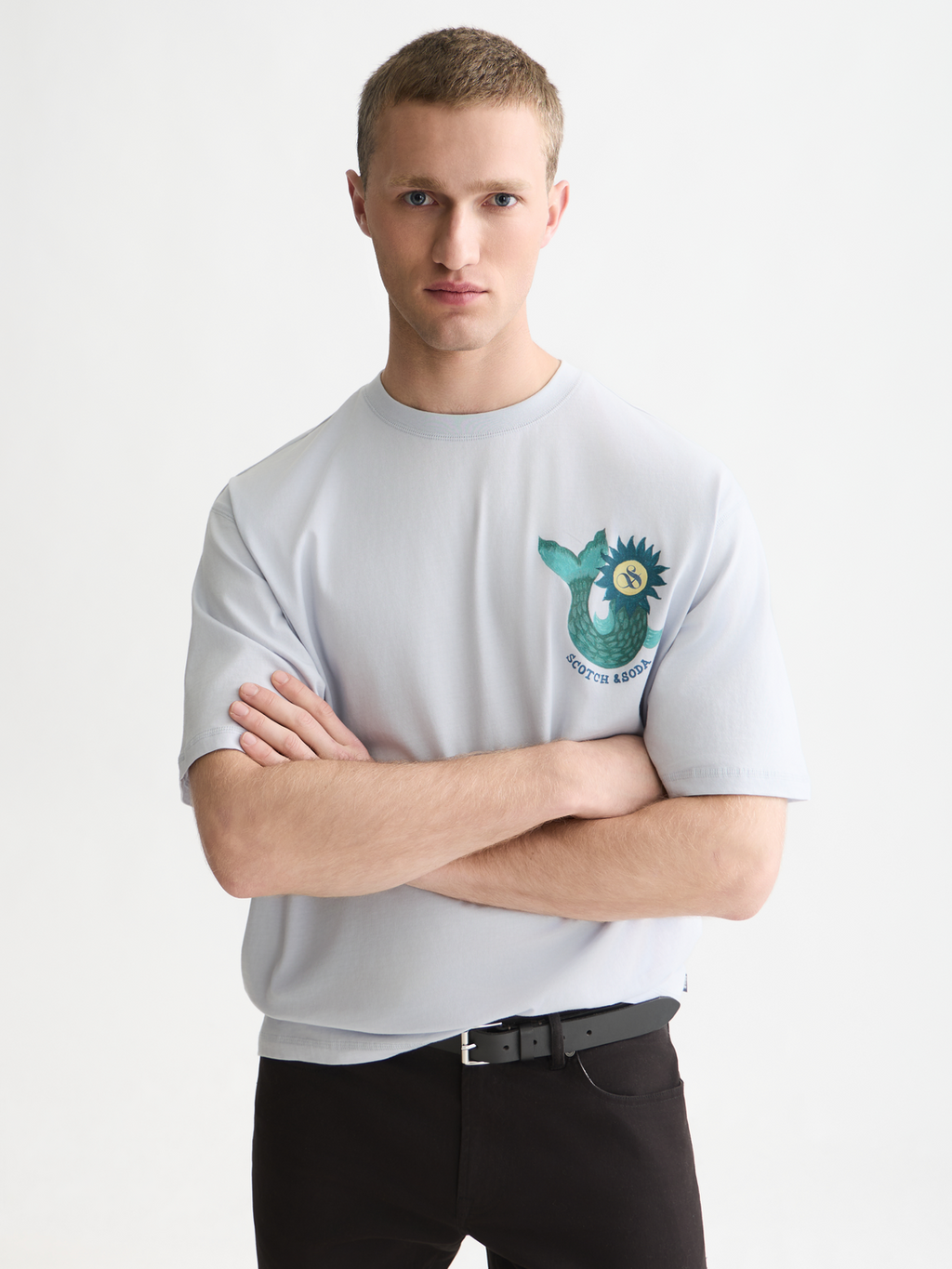 Artwork loose T-shirt