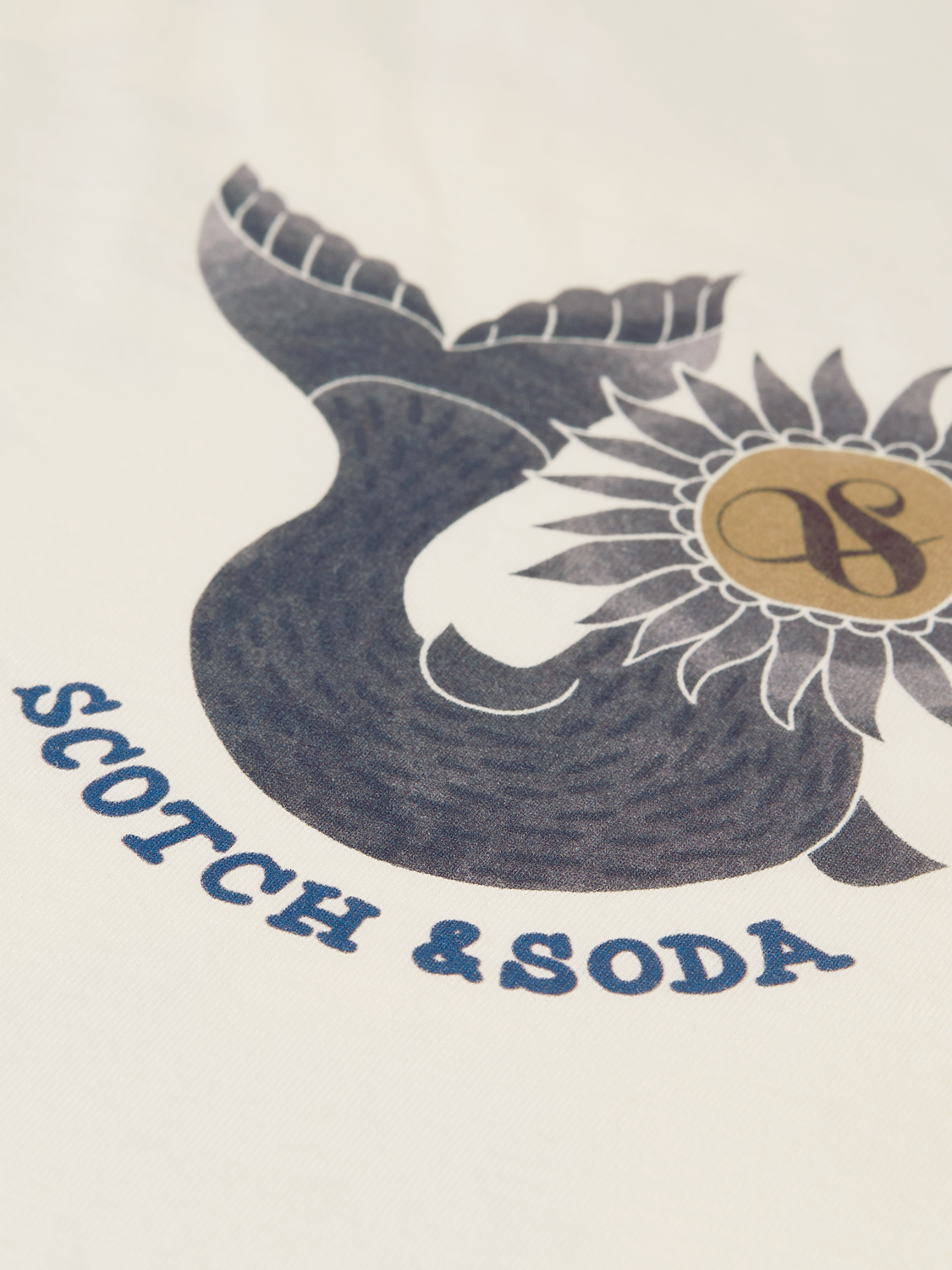 Printed Artwork Cotton Loose T-Shirt
