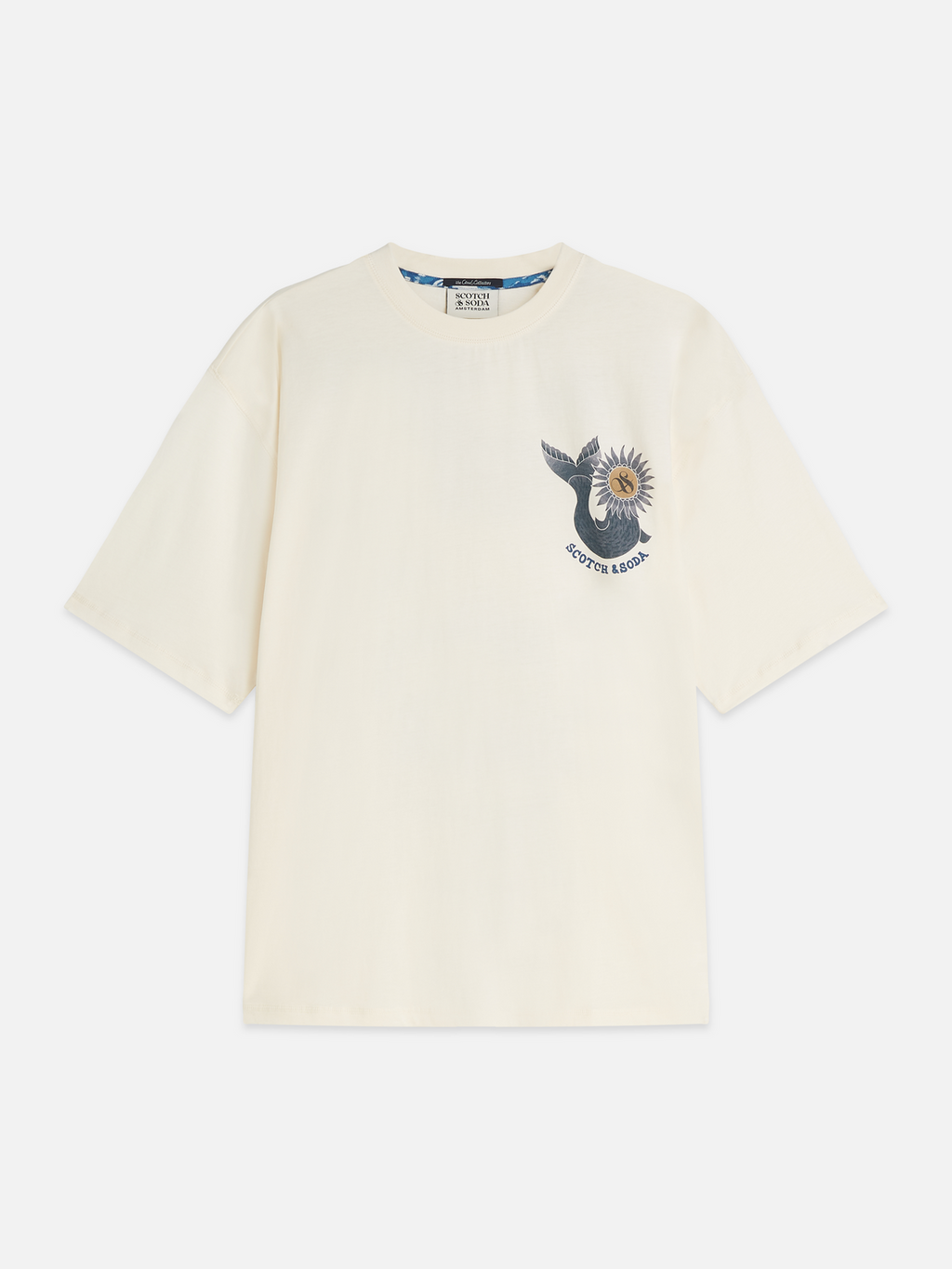 Printed Artwork Cotton Loose T-Shirt