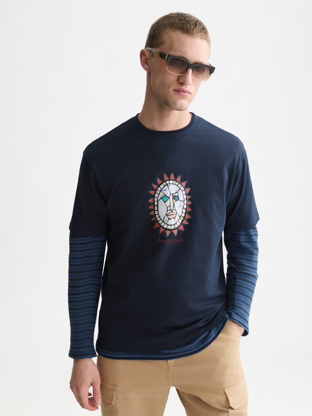 Artwork relaxed T-shirt