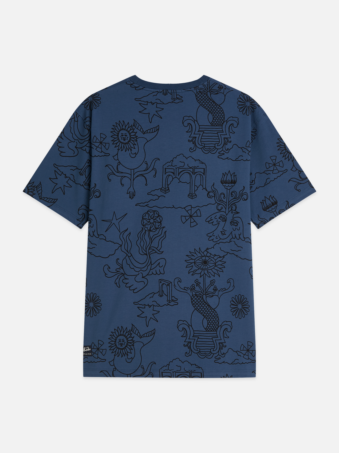 Printed Artwork Cotton Relaxed T-Shirt