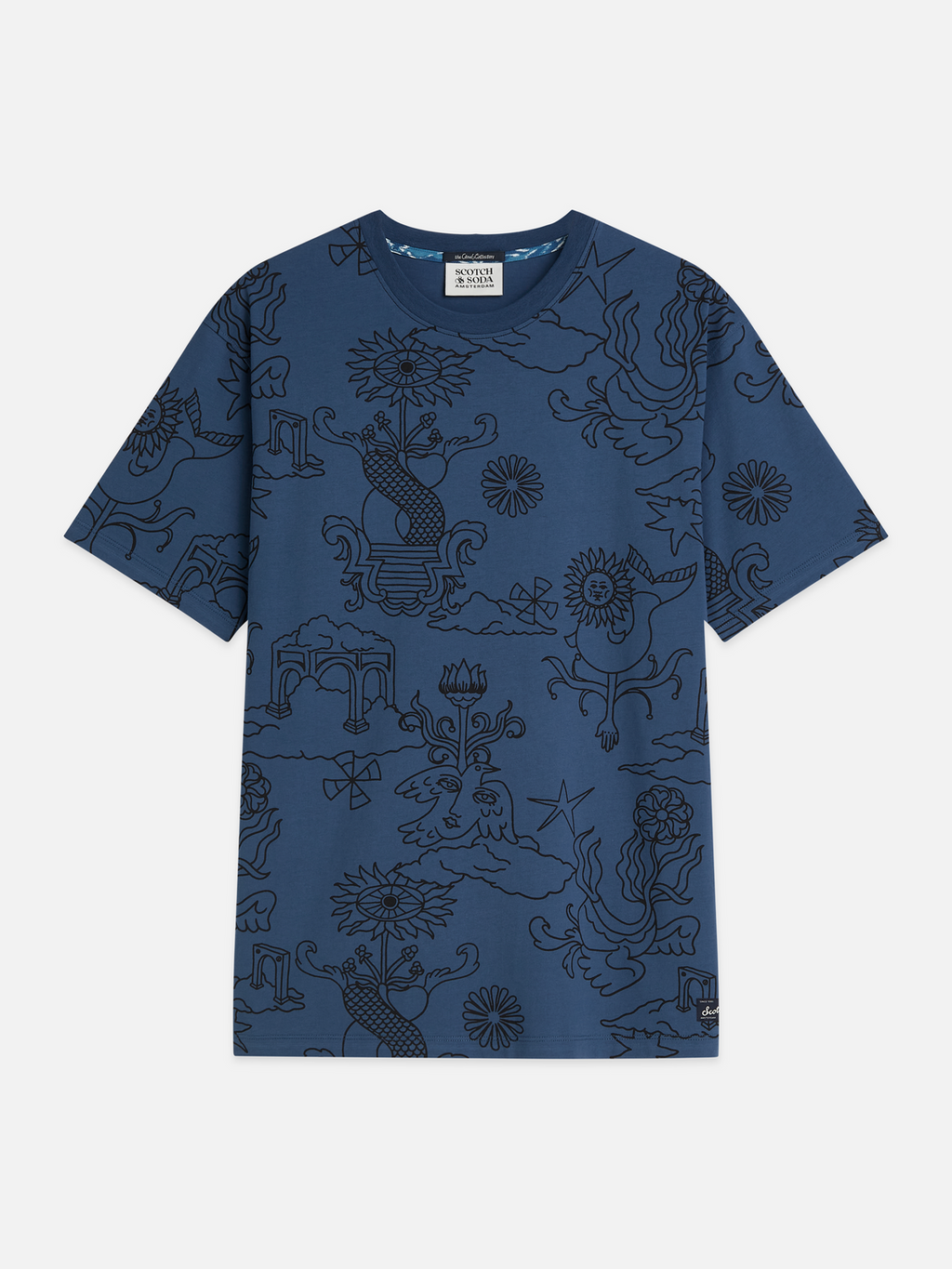 Printed Artwork Cotton Relaxed T-Shirt