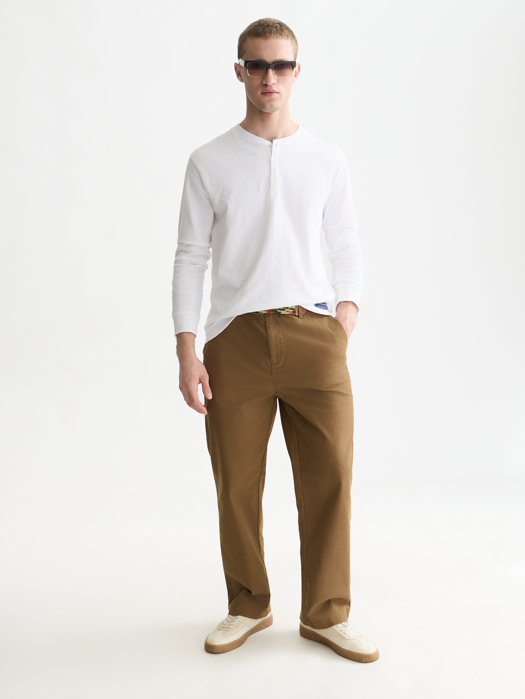 Slub Cotton Henley T-Shirt
