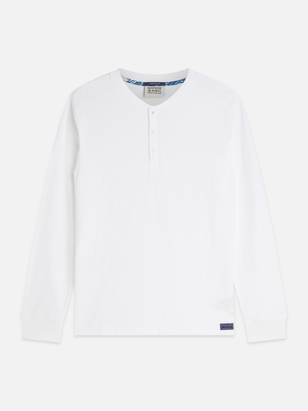 Slub Cotton Henley T-Shirt