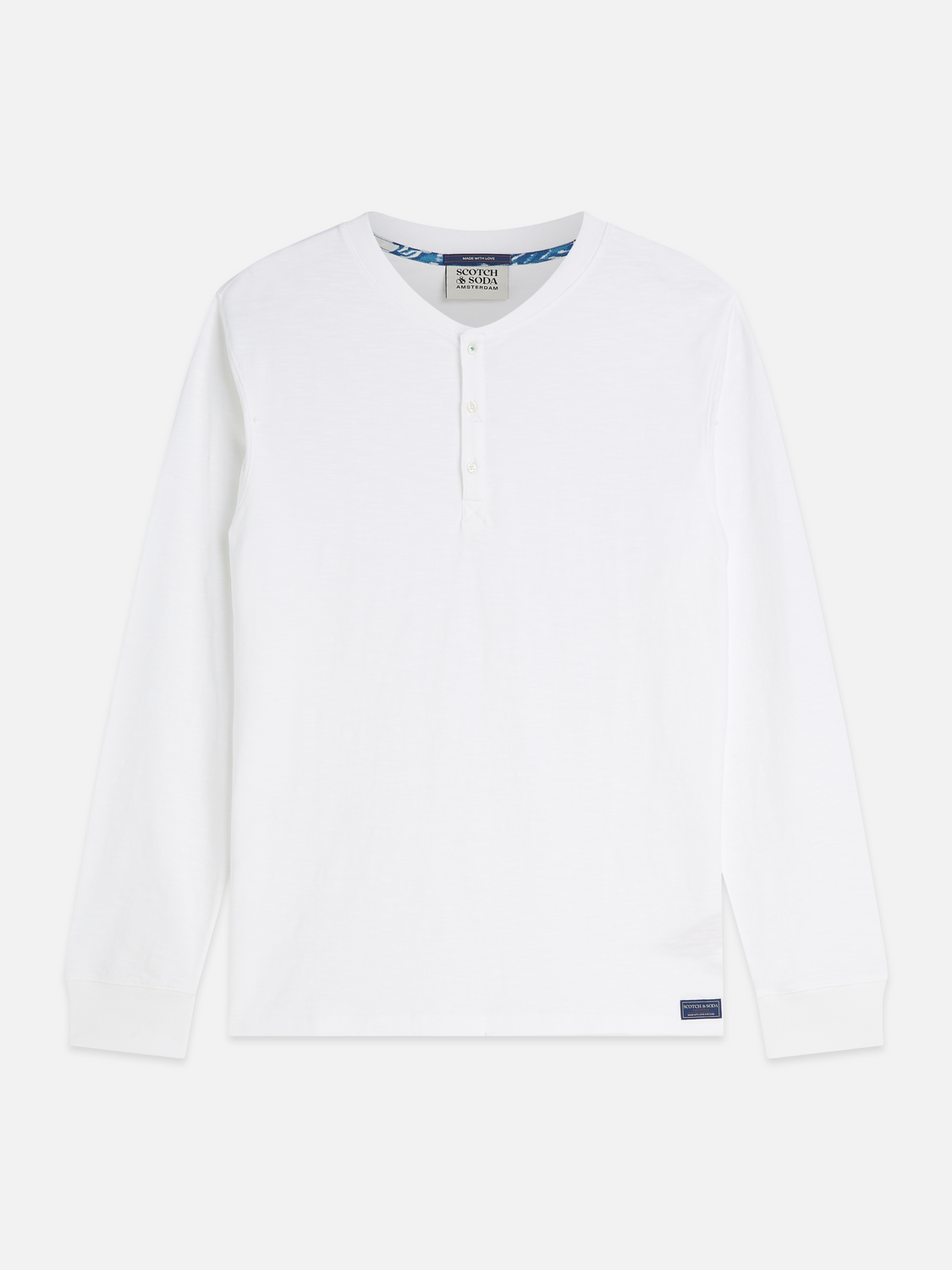 Slub Cotton Henley T-Shirt