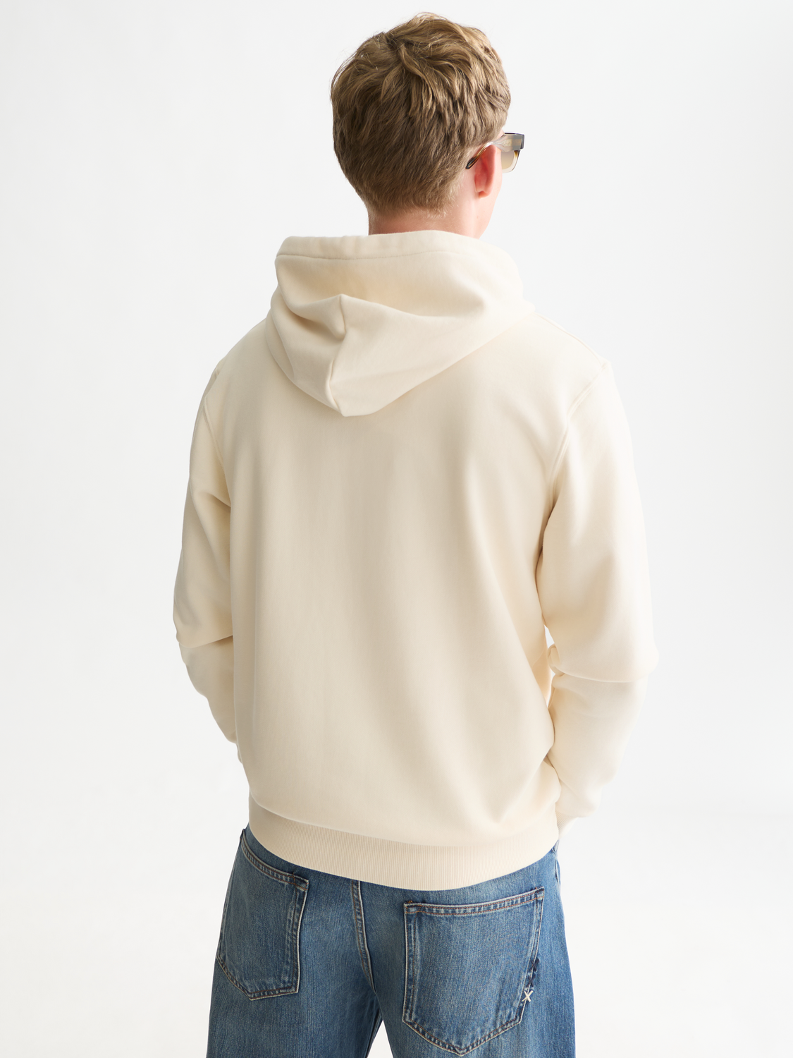 Logo Badge Cotton Hoodie