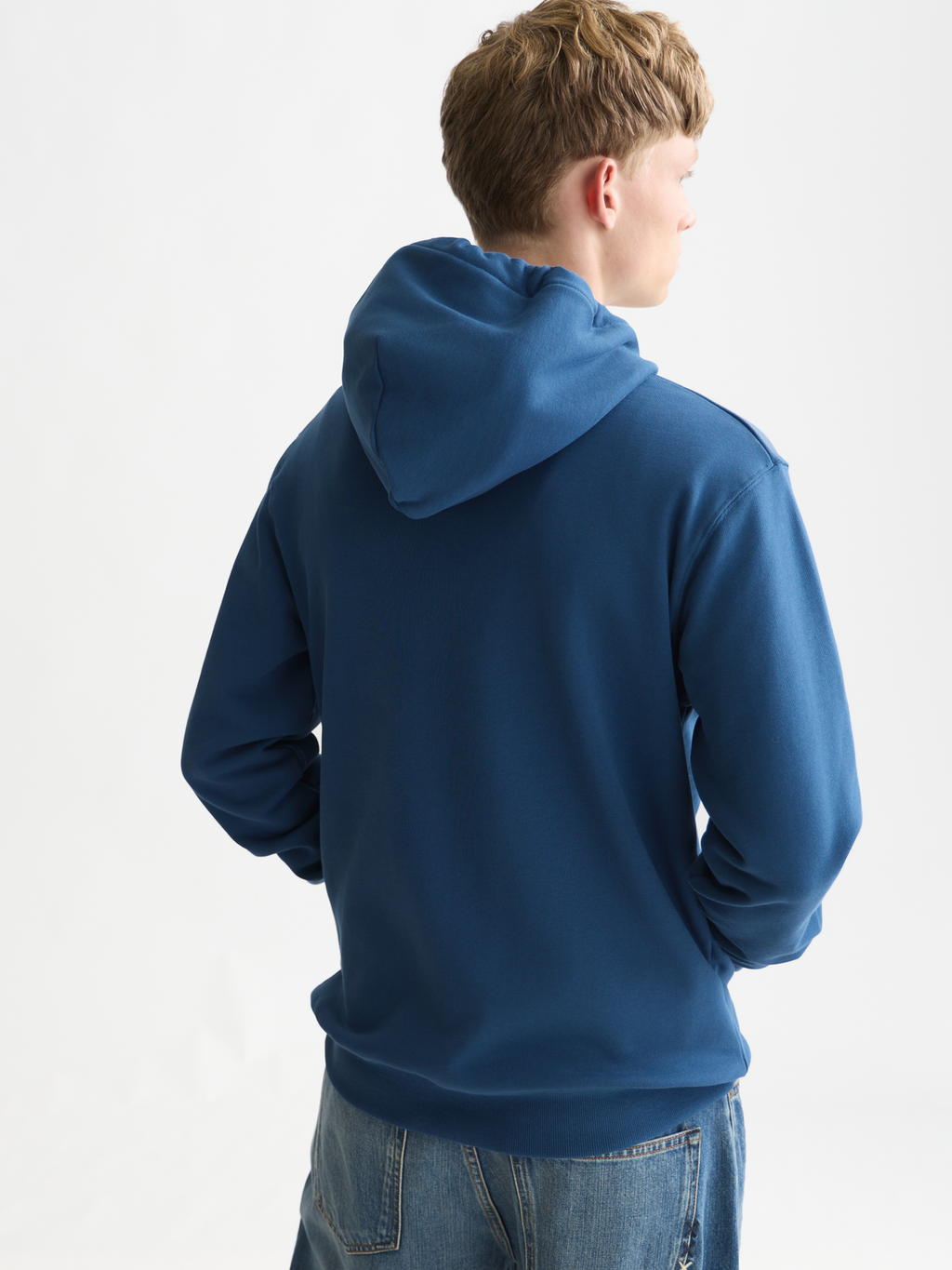Logo Badge Cotton Hoodie
