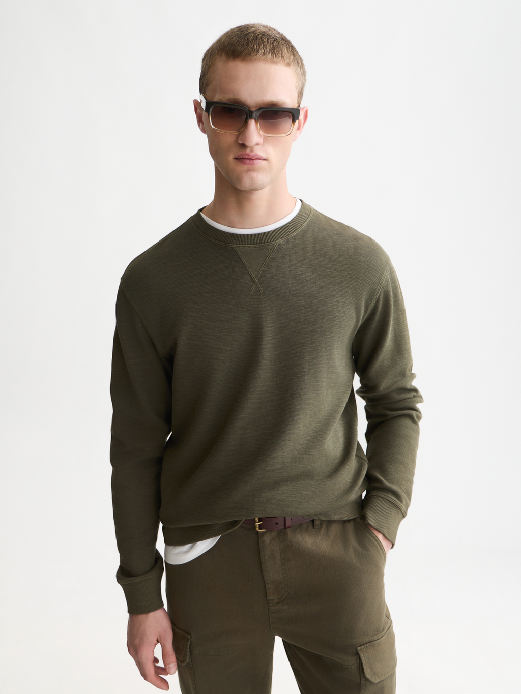 Garment-Dyed Organic Cotton Sweatshirt