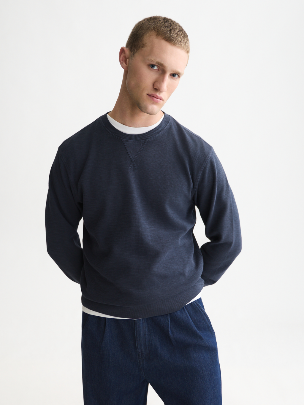 Garment-Dyed Organic Cotton Sweatshirt