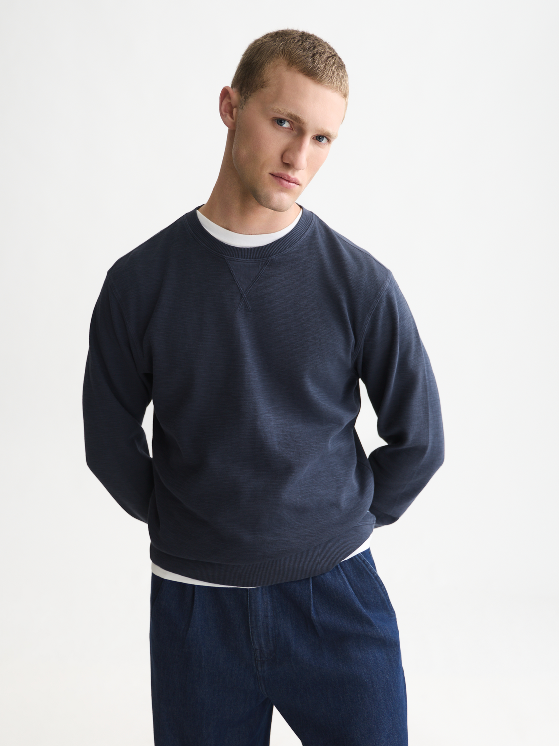 Garment-Dyed Organic Cotton Sweatshirt