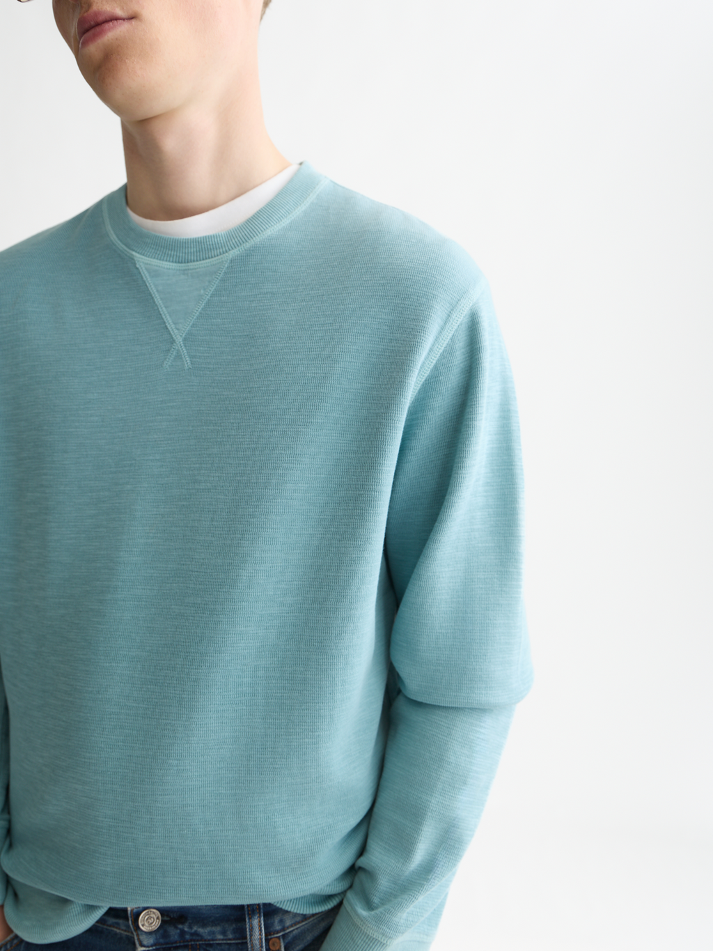 Garment-Dyed Organic Cotton Sweatshirt