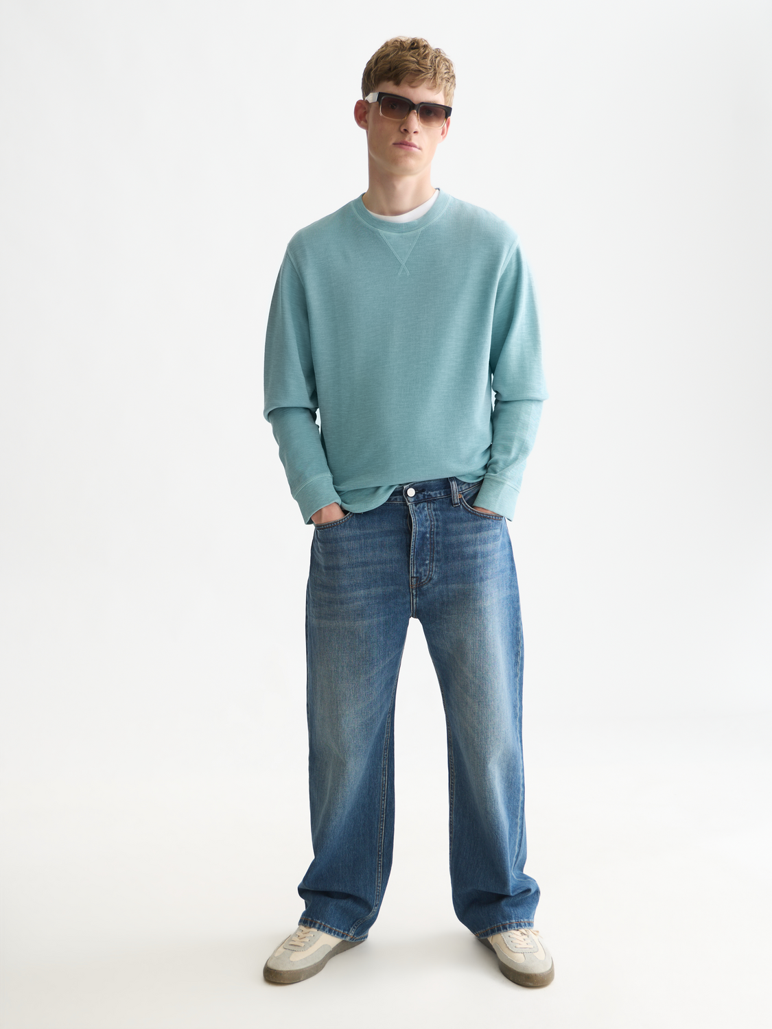Garment-Dyed Organic Cotton Sweatshirt