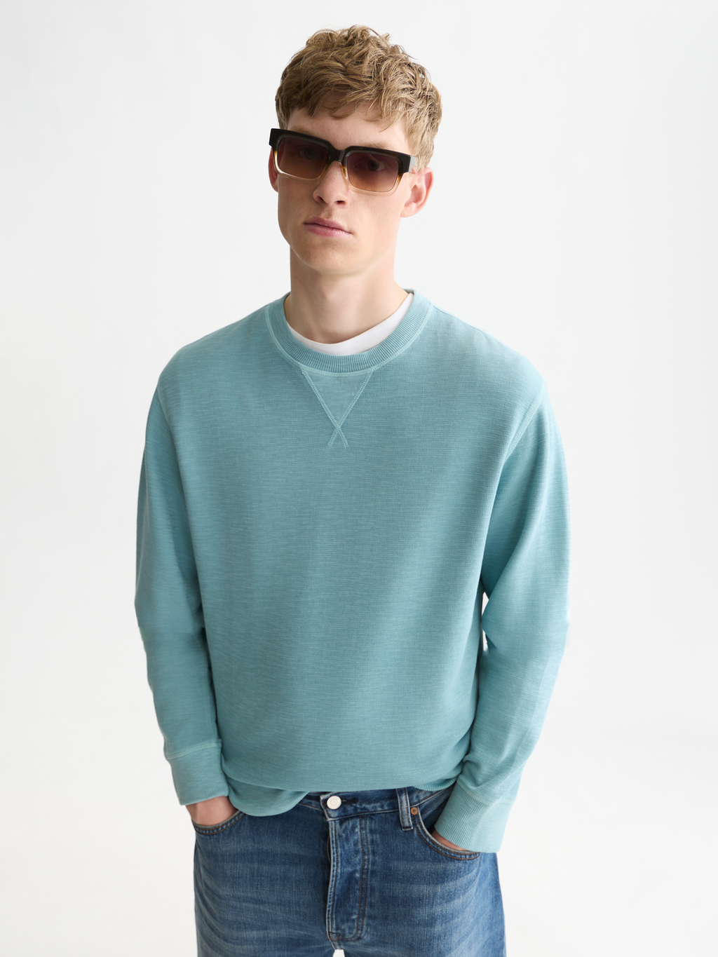 Garment-Dyed Organic Cotton Sweatshirt
