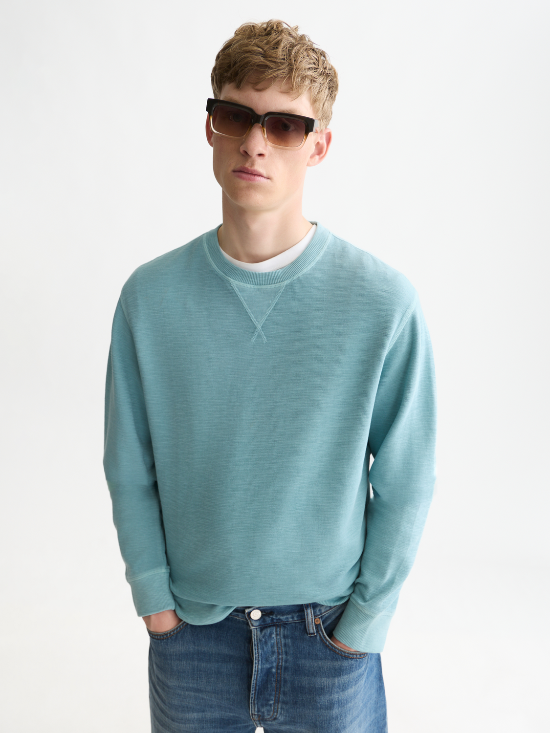 Garment-Dyed Organic Cotton Sweatshirt